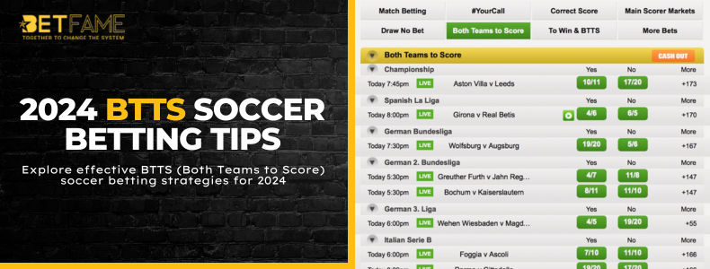 2024 BTTS Soccer Betting Tips